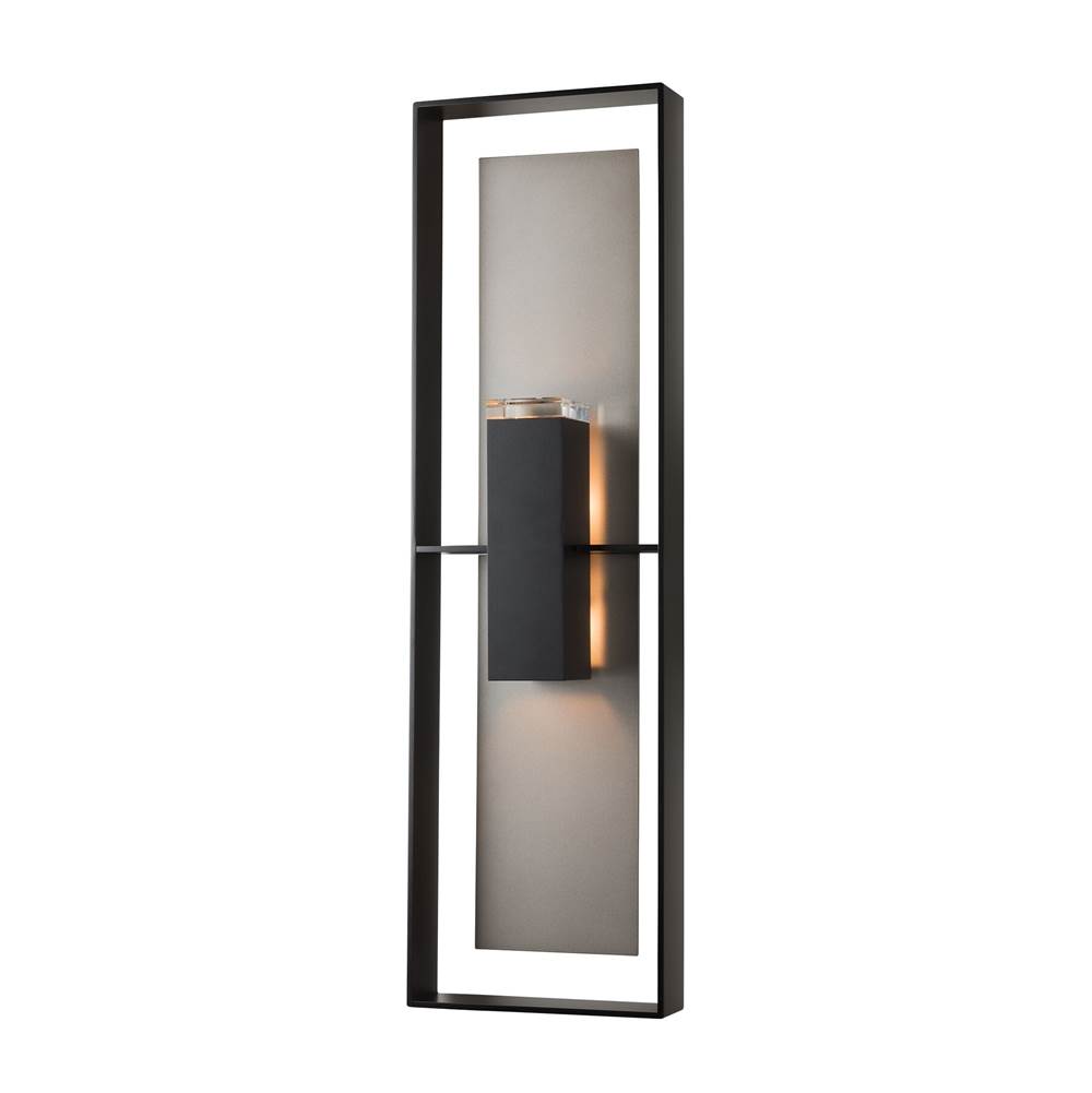 Hubbardton Forge Shadow Box Tall Outdoor Sconce, 302607-SKT-75-14-ZM0546