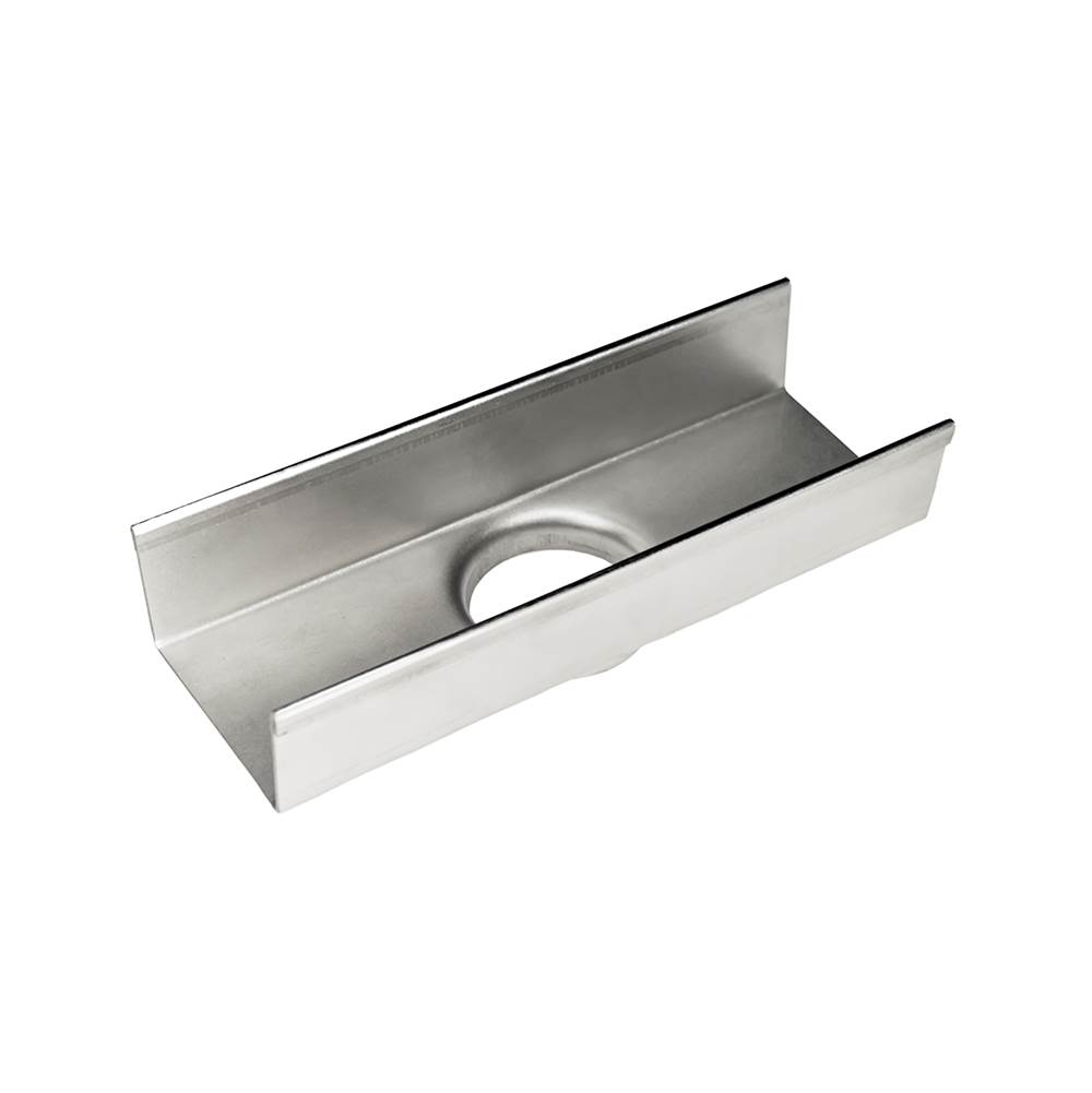 Infinity Drain 8'' Stainless Steel Outlet Section for S-TIFAS 65 Series in Polished Stainless