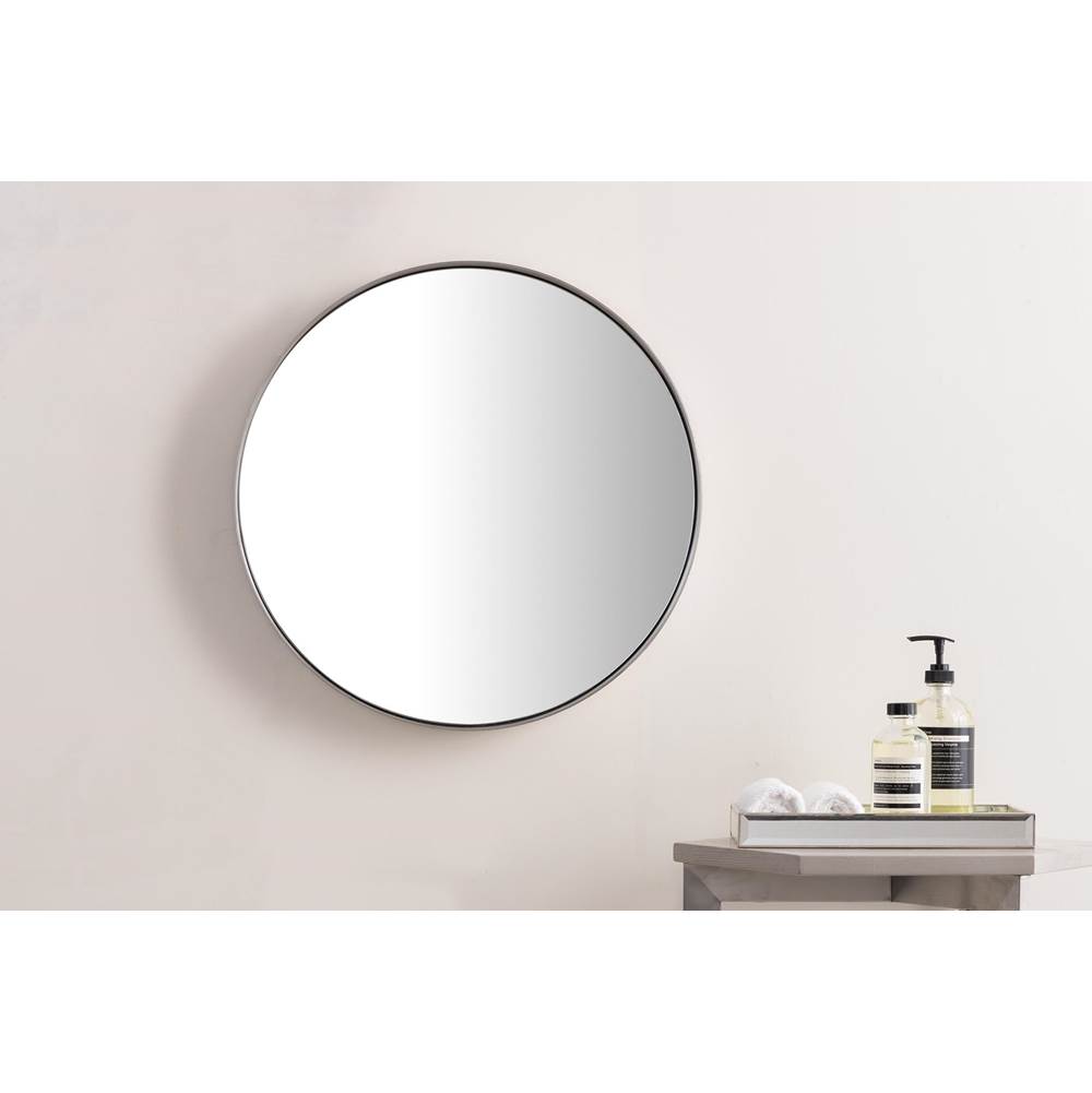 James Martin Vanities Simplicity 20'' Mirror, Brushed Nickel