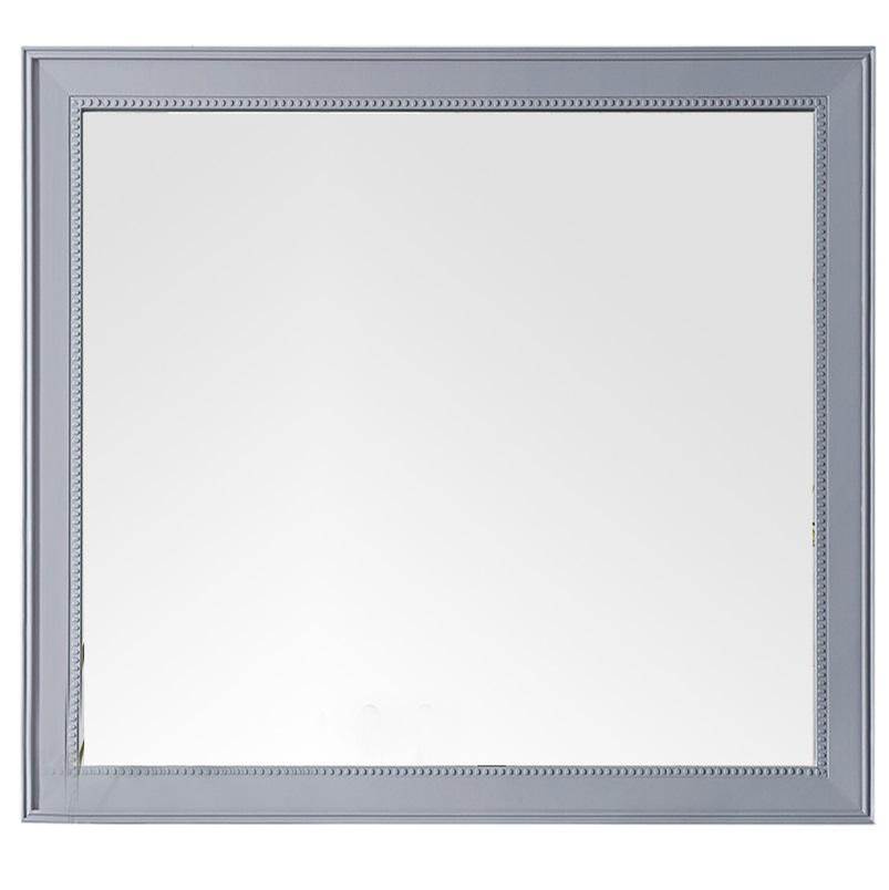 James Martin Vanities Bristol 44'' Rectangular Mirror, Silver Gray