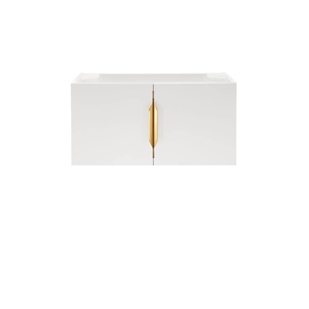 James Martin Vanities Columbia 31.5'' Single Vanity Cabinet, Glossy White