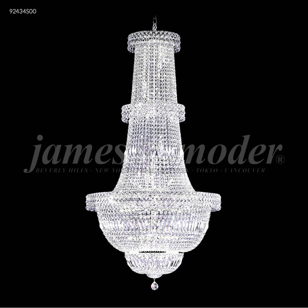 James R Moder Prestige All Crystal Entry Chandelier