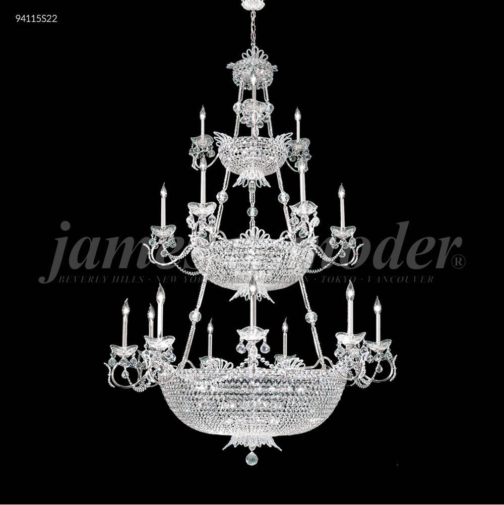 James R Moder Princess Entry Chand. w/18 Lights; Gold Accents Only