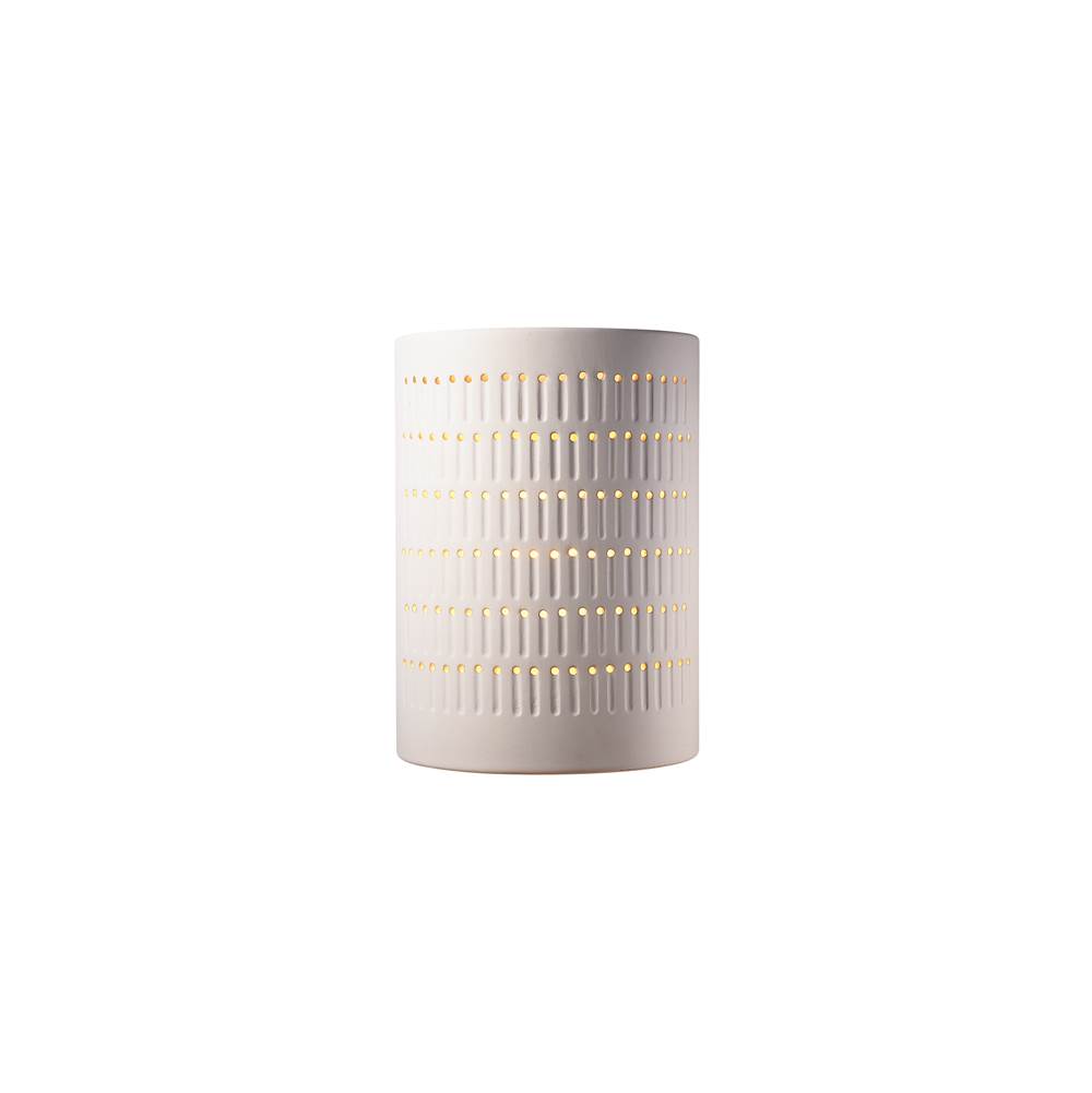 Justice Design Large LED Cactus Cylinder - Open Top and Bottom (Outdoor) in Midnight Sky