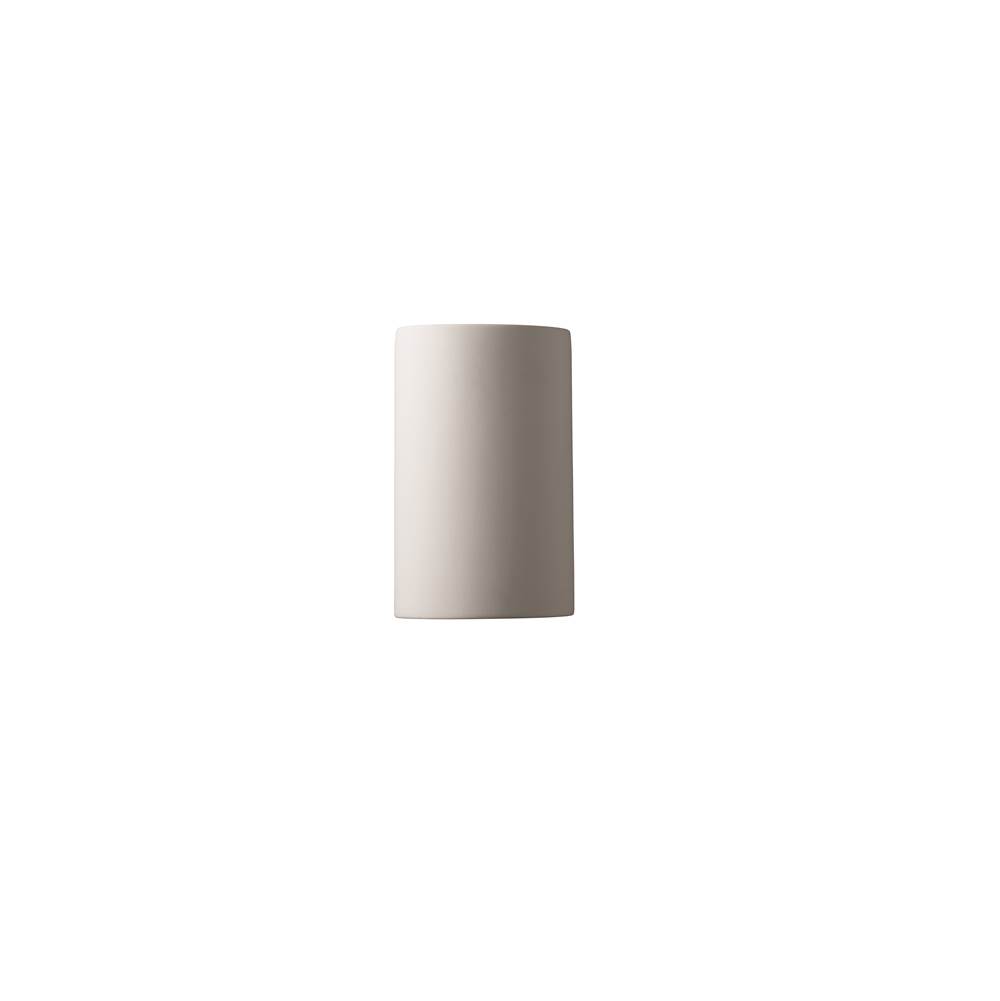 Justice Design Small ADA LED Cylinder - Open Top and Bottom in Pewter Green