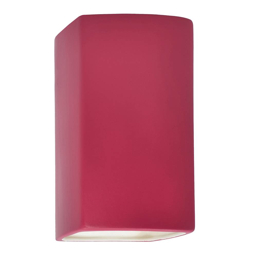 Justice Design Large ADA Rectangle - Open Top and Bottom  in Cerise
