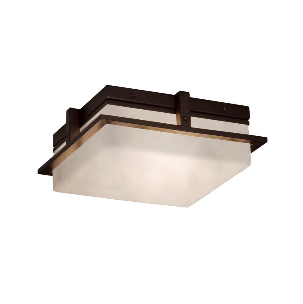 Justice Design Avalon 10'' Small LED Outdoor Flush-Mount