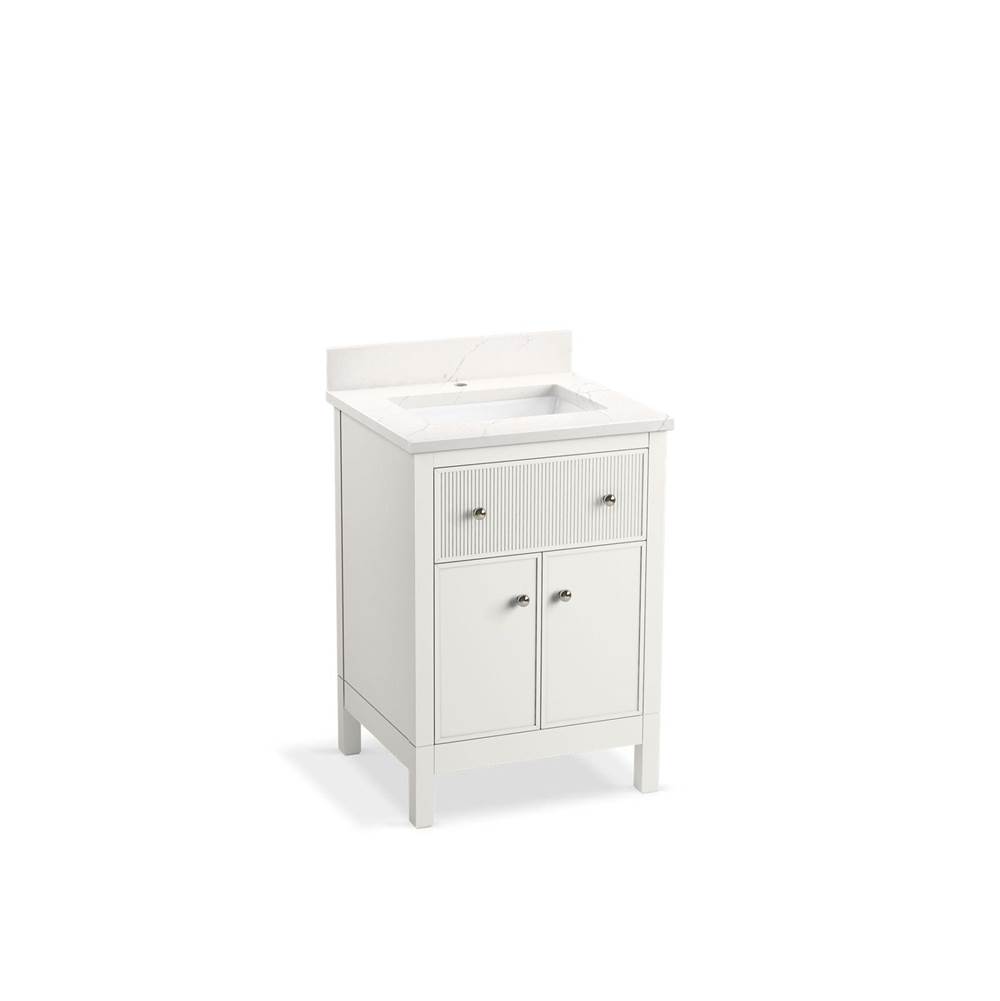 Kohler Malin™ by Studio McGee 24'' bathroom vanity cabinet with sink and quartz top