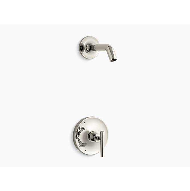 Kohler Purist® Rite-Temp(R) shower valve trim with lever handle, less showerhead