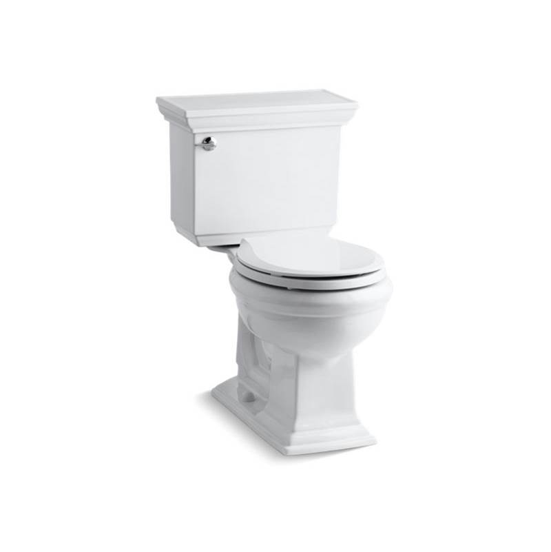 Kohler Memoirs® Stately Comfort Height® Two-piece round-front 1.28 gpf chair height toilet with insulated tank