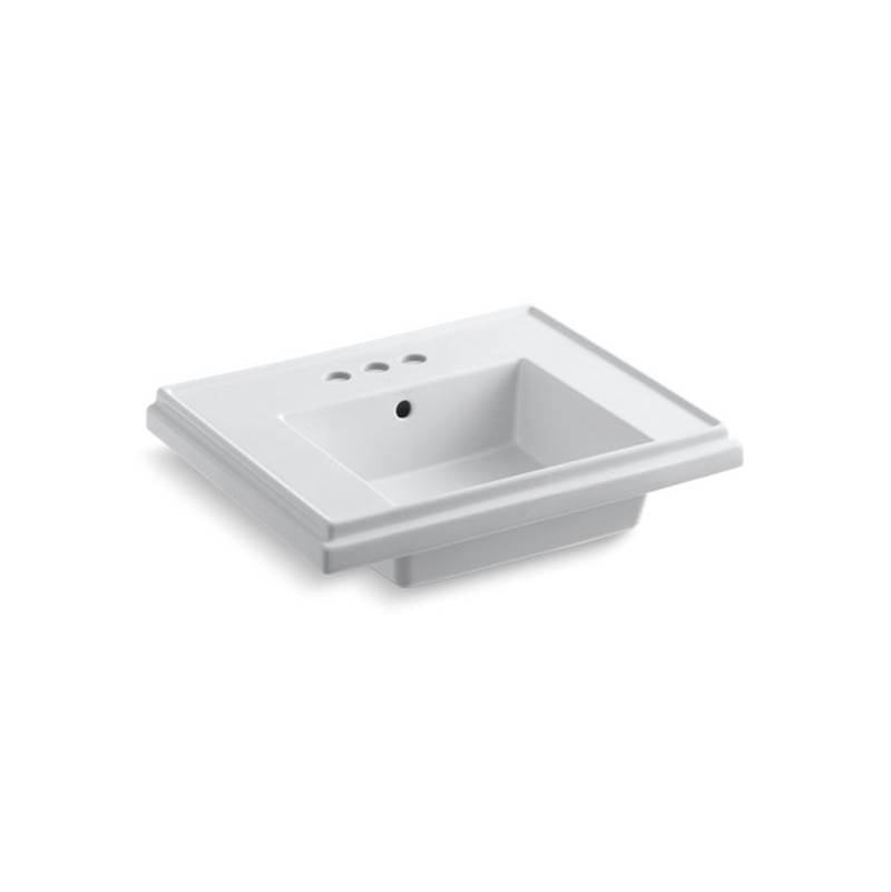 Kohler Tresham® 24'' pedestal bathroom sink basin with 4'' centerset faucet holes