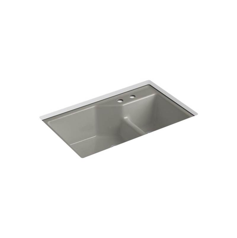 Kohler Indio® Undercounter Offset Sink, 2 Hole