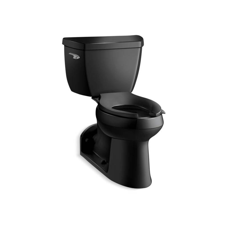Kohler Barrington™ Comfort Height® Two-piece elongated chair height toilet with tank cover locks