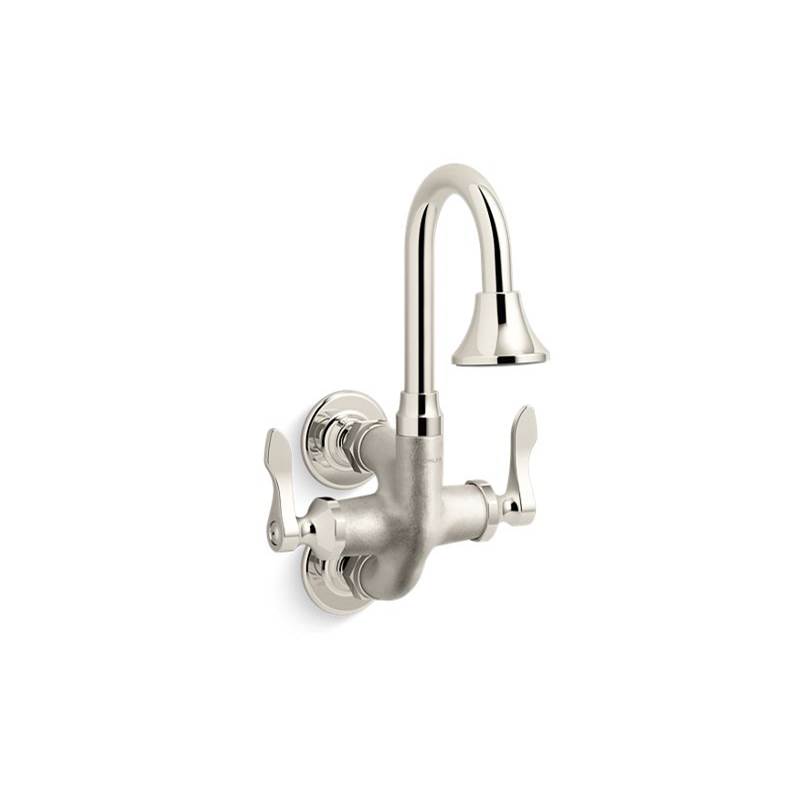 Kohler Triton® Bowe® Cannock™ 12 gpm service sink faucet with 3-11/16'' gooseneck spout and lever handles