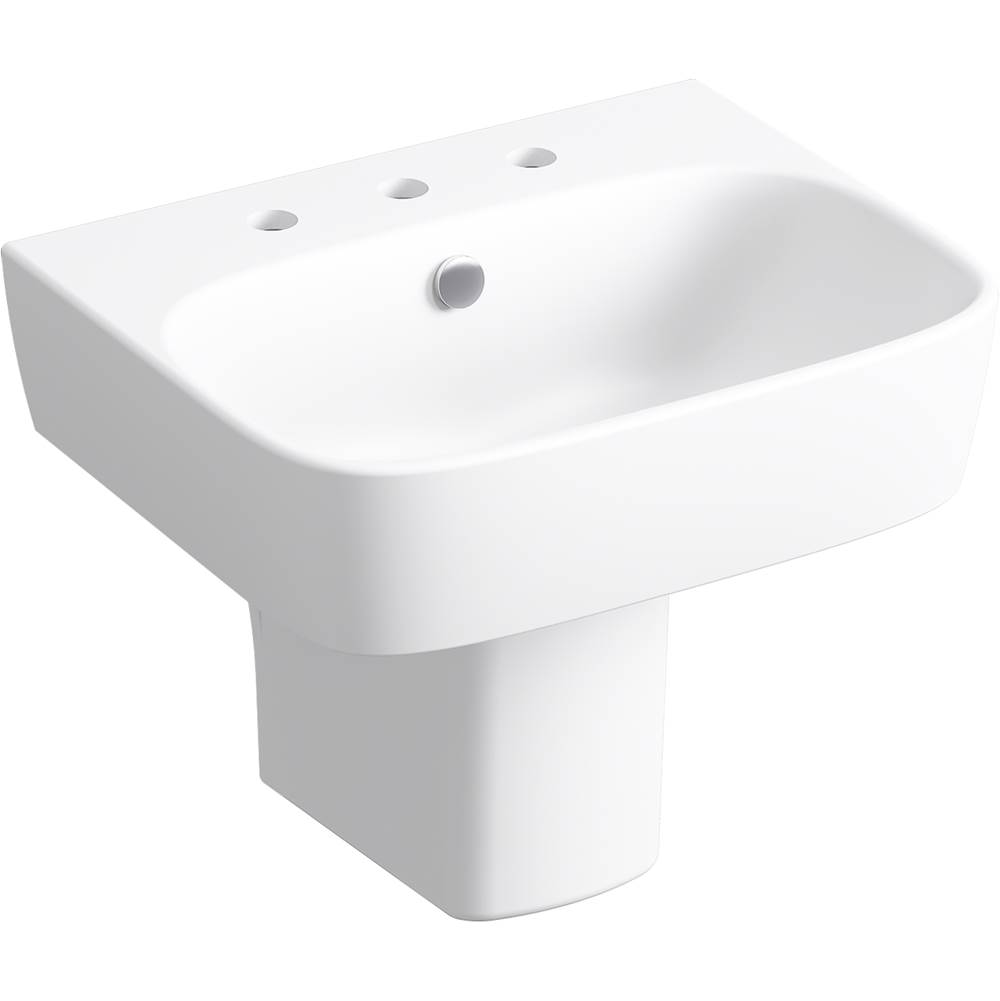 Kohler ModernLife™ Wall-mount pedestal bathroom sink