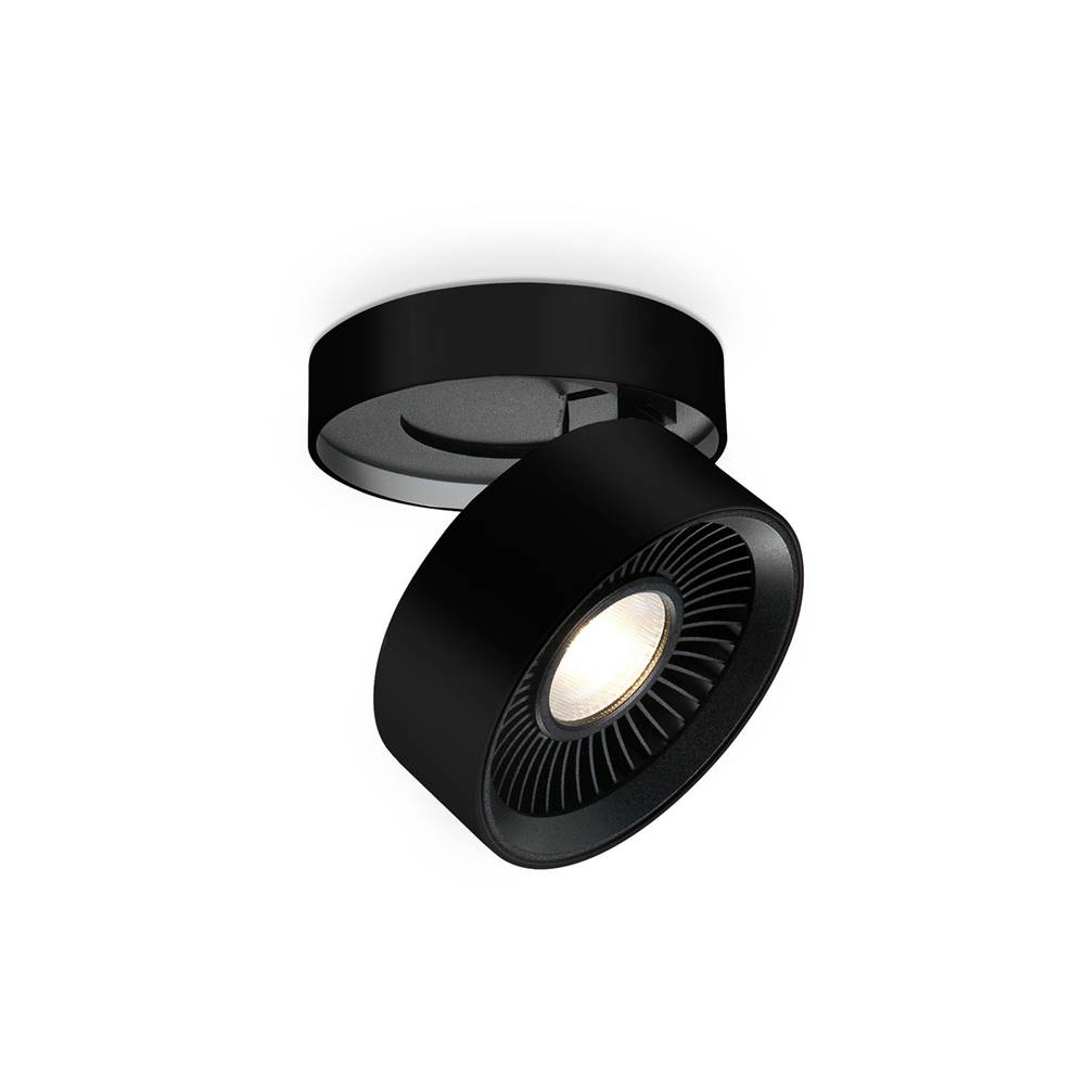 Kuzco Solo 5-in Black LED Flush Mount