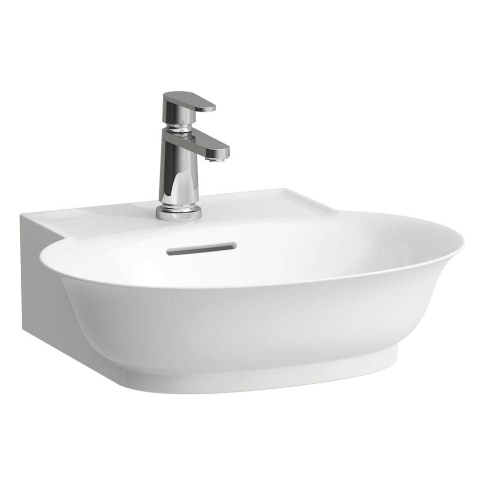 Laufen Small Countertop/Wall Hung Washbasin - Optional ceramic drain & cover