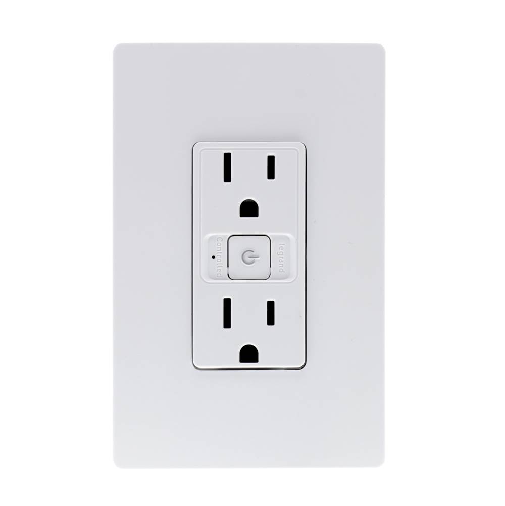 Legrand radiant Smart Outlet - Wi-Fi, White