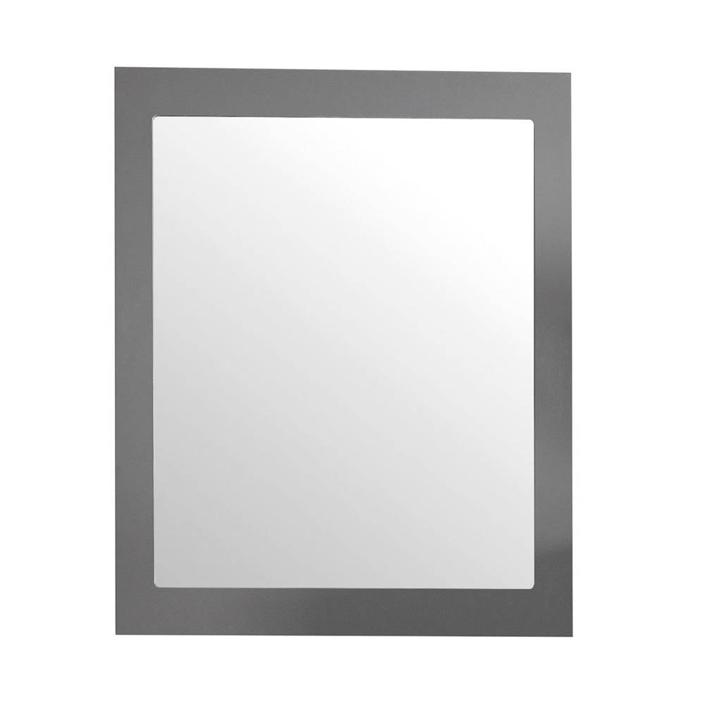 LAVIVA Fully Framed 24'' Grey Mirror