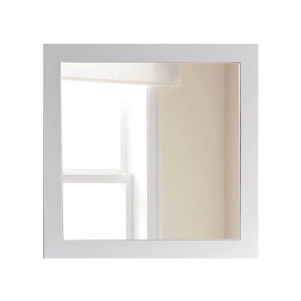 LAVIVA Fully Framed 30'' White Mirror