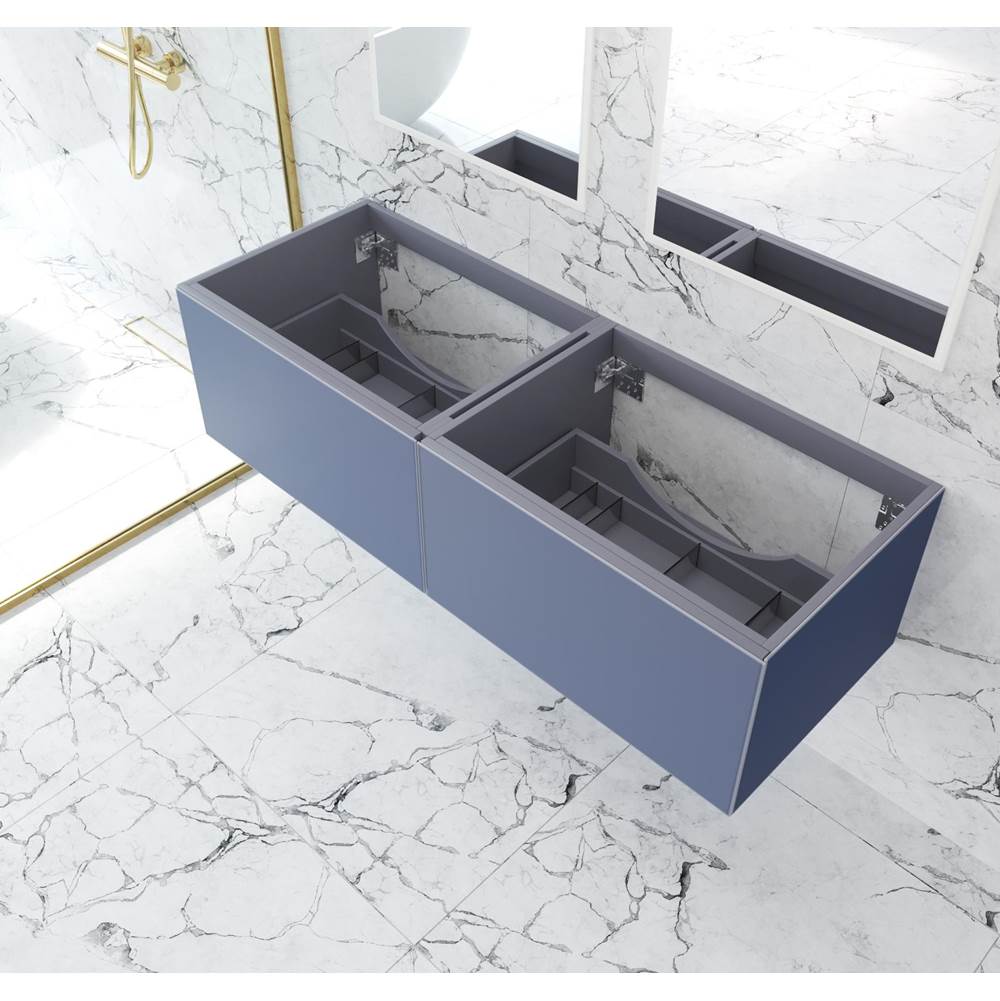 LAVIVA Vitri 60 - Nautical Blue Double Sink  Cabinet
