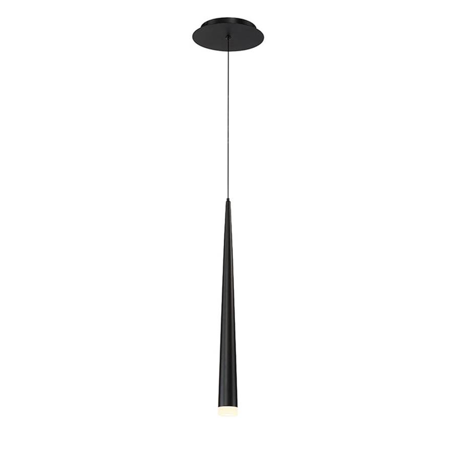 Modern Forms Cascade 19'' LED Mini Pendant Light 3500K in Black