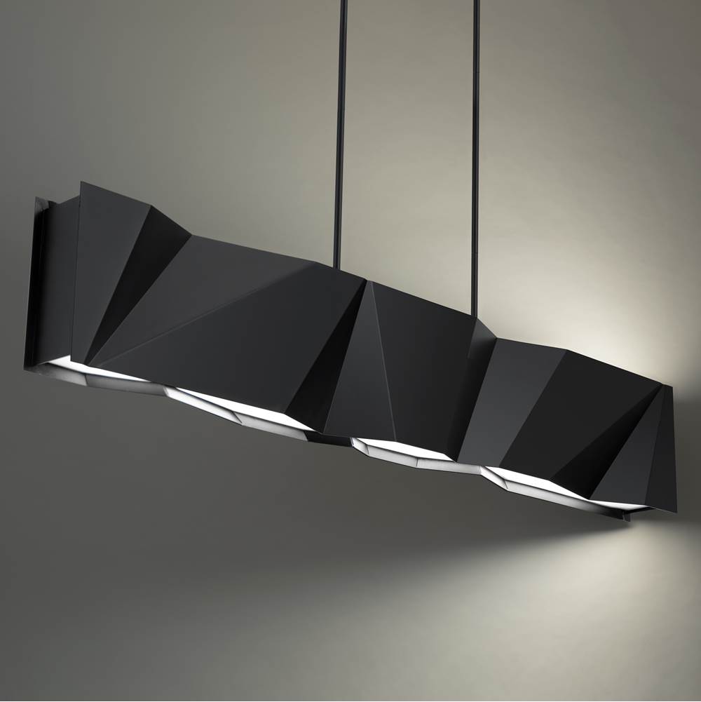 Modern Forms Intrasection 56'' LED Indoor Linear Pendant Light 3000K in Black