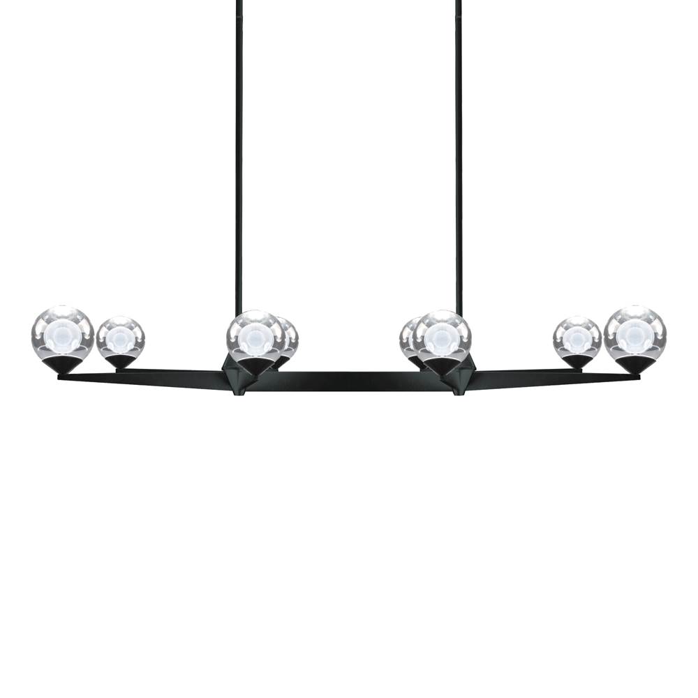 Modern Forms Double Bubble 44'' LED Chandelier Light 3000K in Black