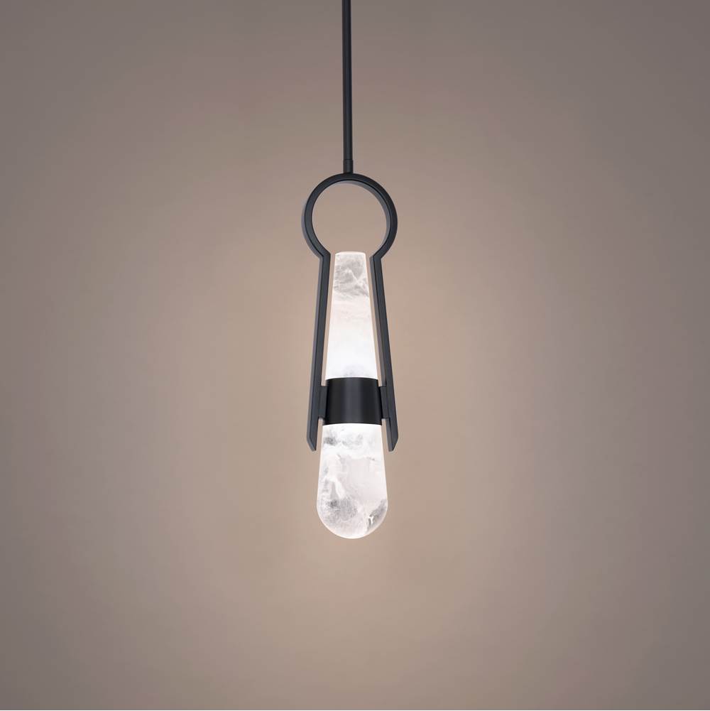 Modern Forms Ezra 18'' LED Mini Pendant Light 3000K in Black