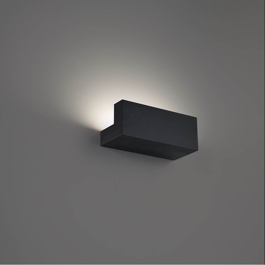 Modern Forms Bantam 9'' LED Wall Sconce Light 3000K in Black