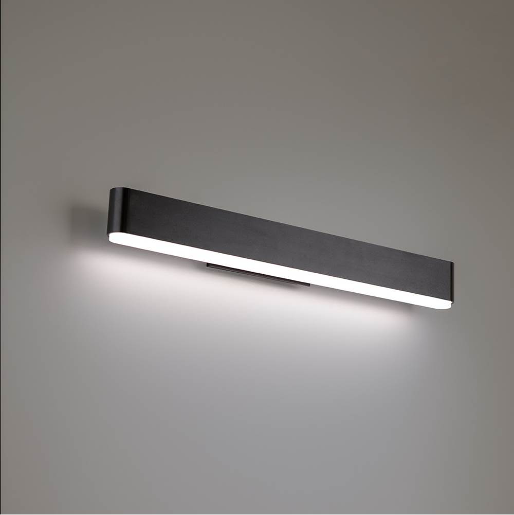 Modern Forms 1 to 60 37'' LED Bath and Vanity Light 3500K in Black