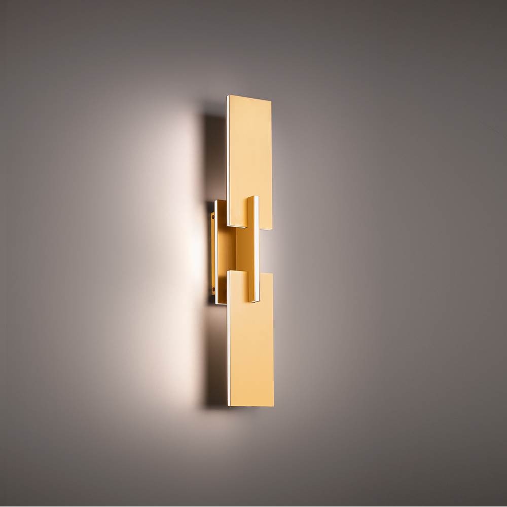 Modern Forms Amari 22'' LED Indoor Sconce Light 3000K in Aged Brass