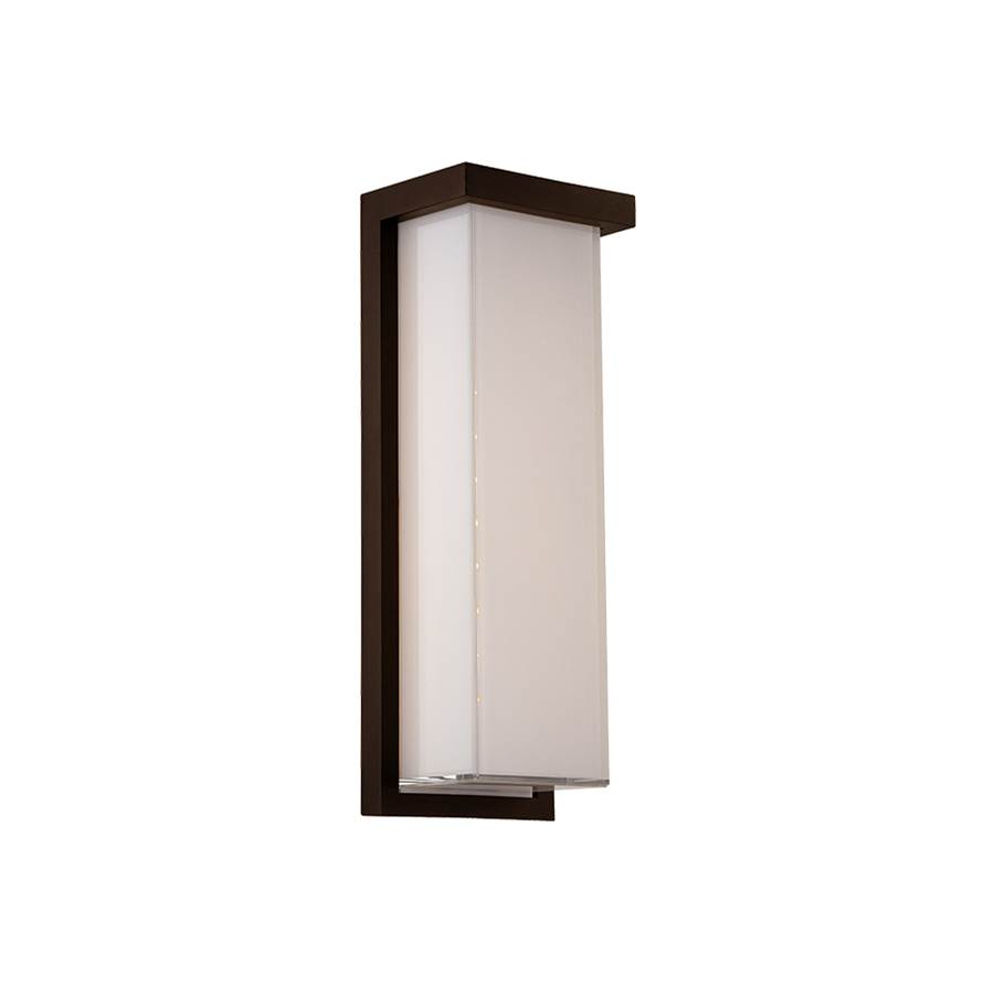 Modern Forms Ledge 14'' LED Outdoor Wall Sconce Light 3000K in Bronze