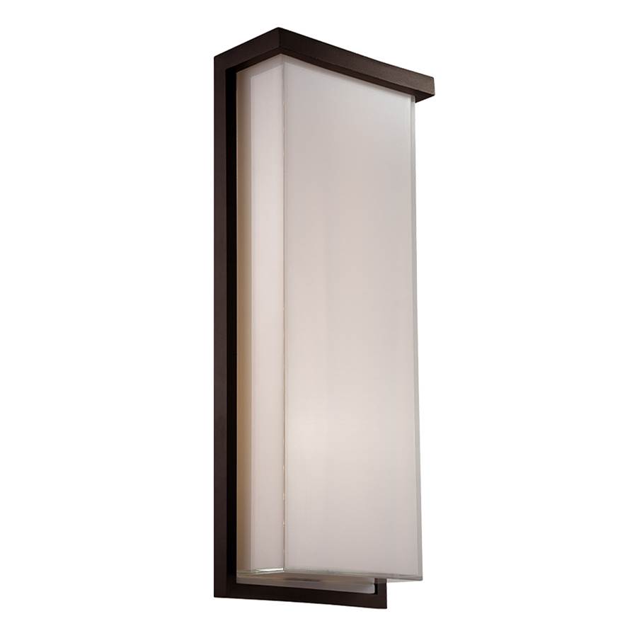 Modern Forms Ledge 20'' LED Outdoor Wall Sconce Light 3000K in Bronze
