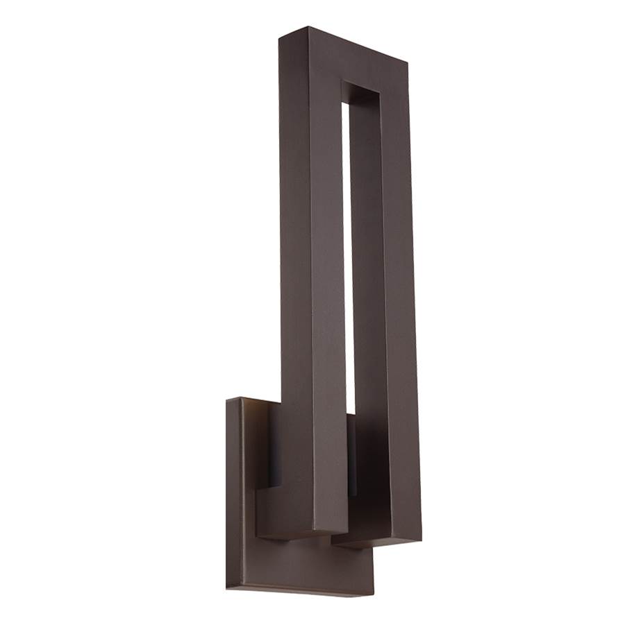 Modern Forms Forq 24'' LED Outdoor Wall Sconce Light 3000K in Bronze
