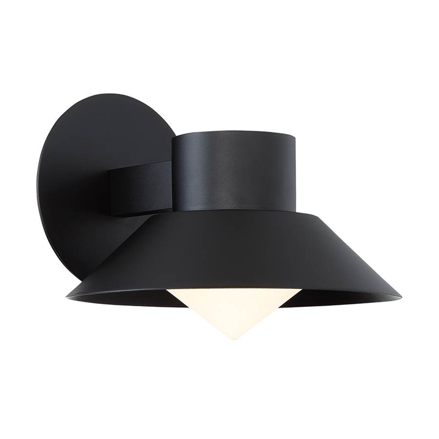 Modern Forms Oslo 10'' LED Outdoor Wall Sconce Barn Light 3000K in Black