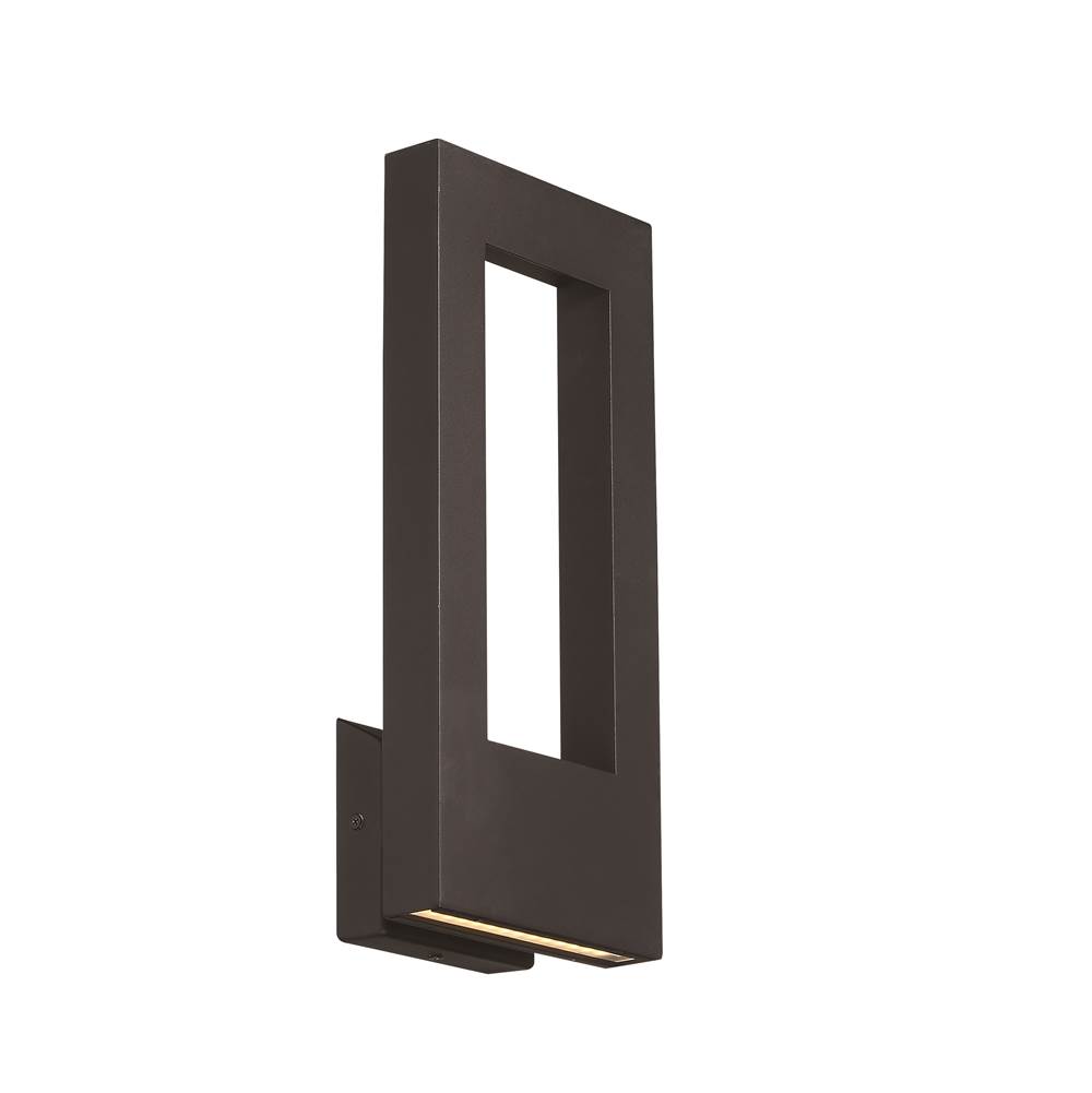 Modern Forms Twilight 16'' LED Outdoor Wall Sconce Light 3000K in Black