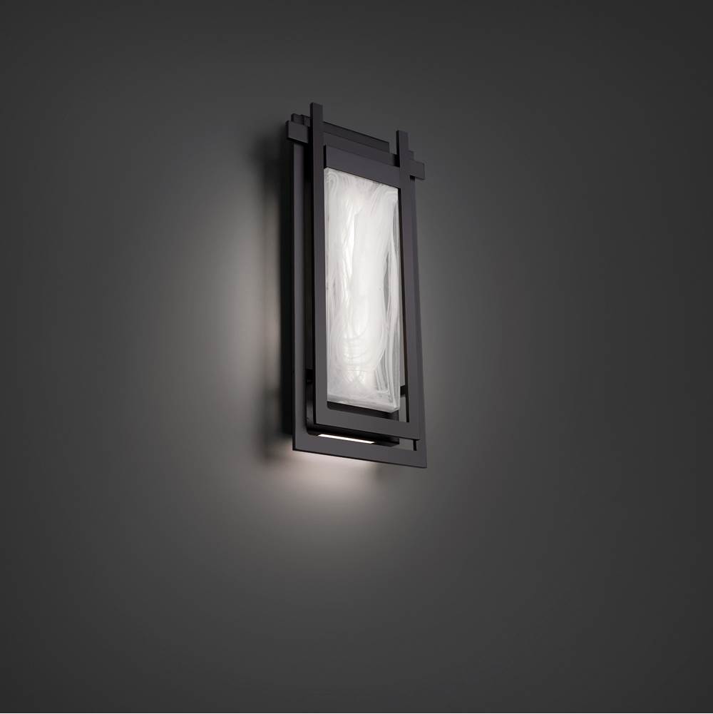 Modern Forms Haze 16'' LED Outdoor Sconce Light 3000K in Black