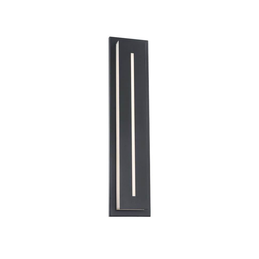 Modern Forms Midnight 26'' LED Outdoor Wall Sconce Light 3000K in Black