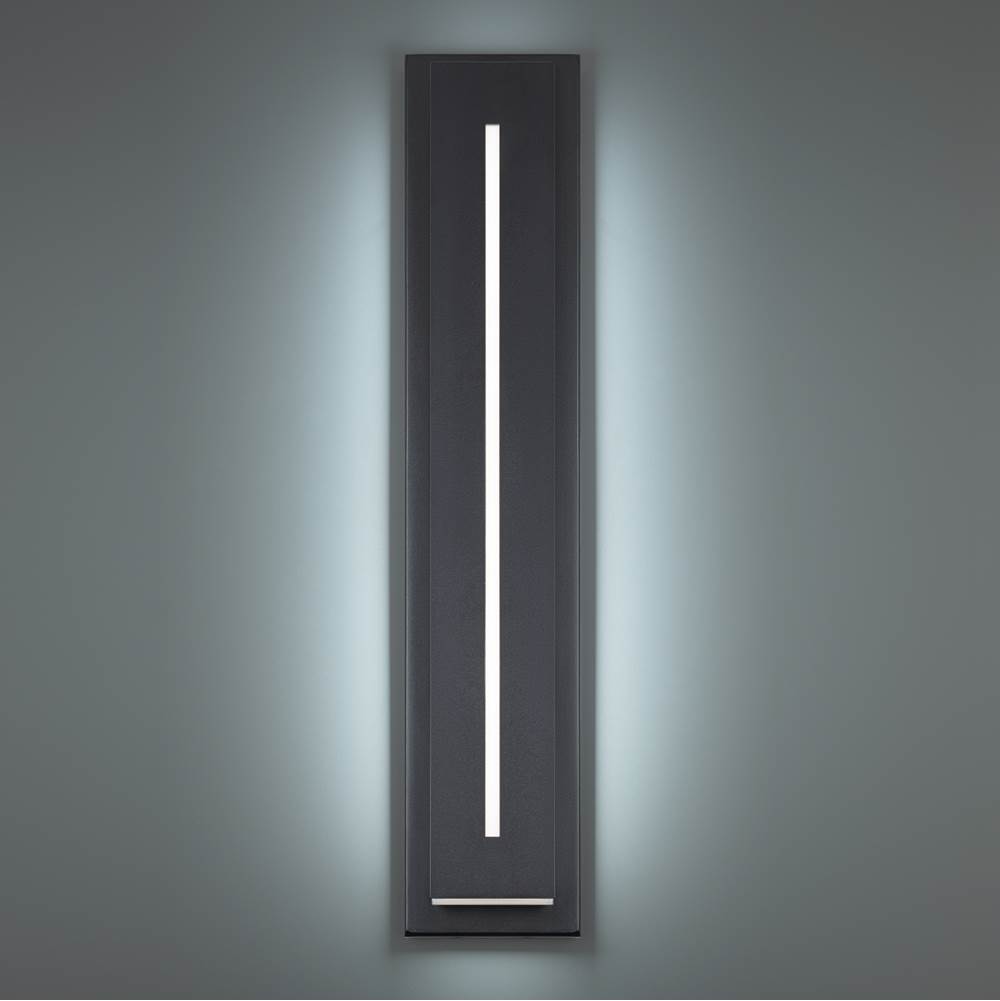Modern Forms Midnight 36'' LED Outdoor Wall Sconce Light 3500K in Black
