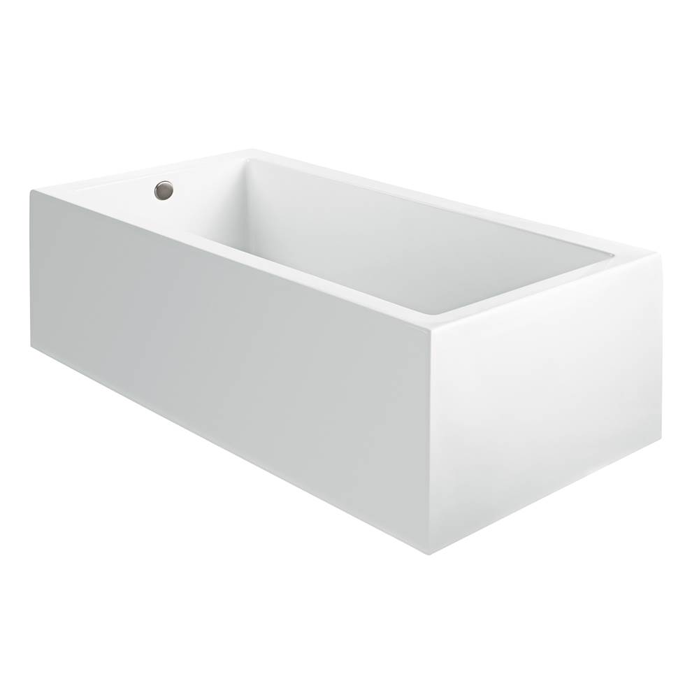 MTI Baths Andrea 17A Acrylic Cxl Sculpted 3 Side Air Bath Elite - White (54X30)