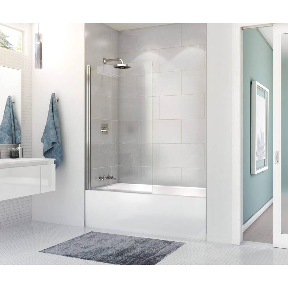 Maax Rubix Access 6030 AFR Acrylic Alcove Right-Hand Drain Bathtub in White