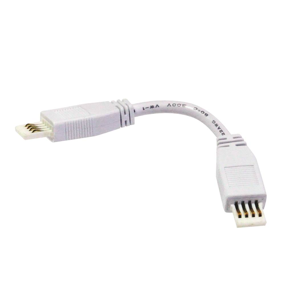 Nora Lighting 2'' Flex SBC Interconnection Cable for Lightbar Silk, White