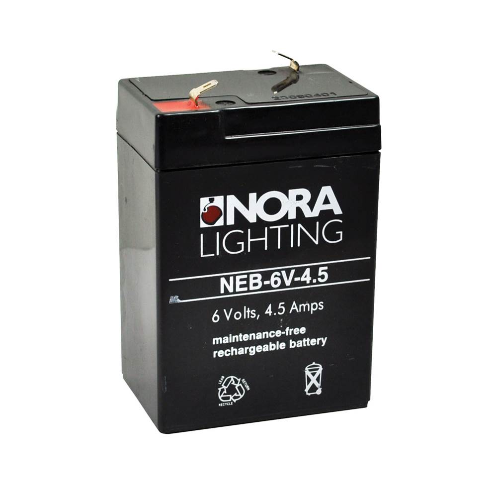 Nora Lighting BATTERY 6 VOLT 4.5 AMP/HOUR