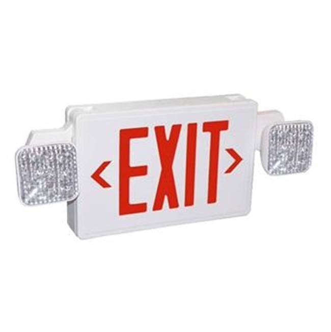 Nora Lighting LED EXIT & EMERGENCY COMBO W/R