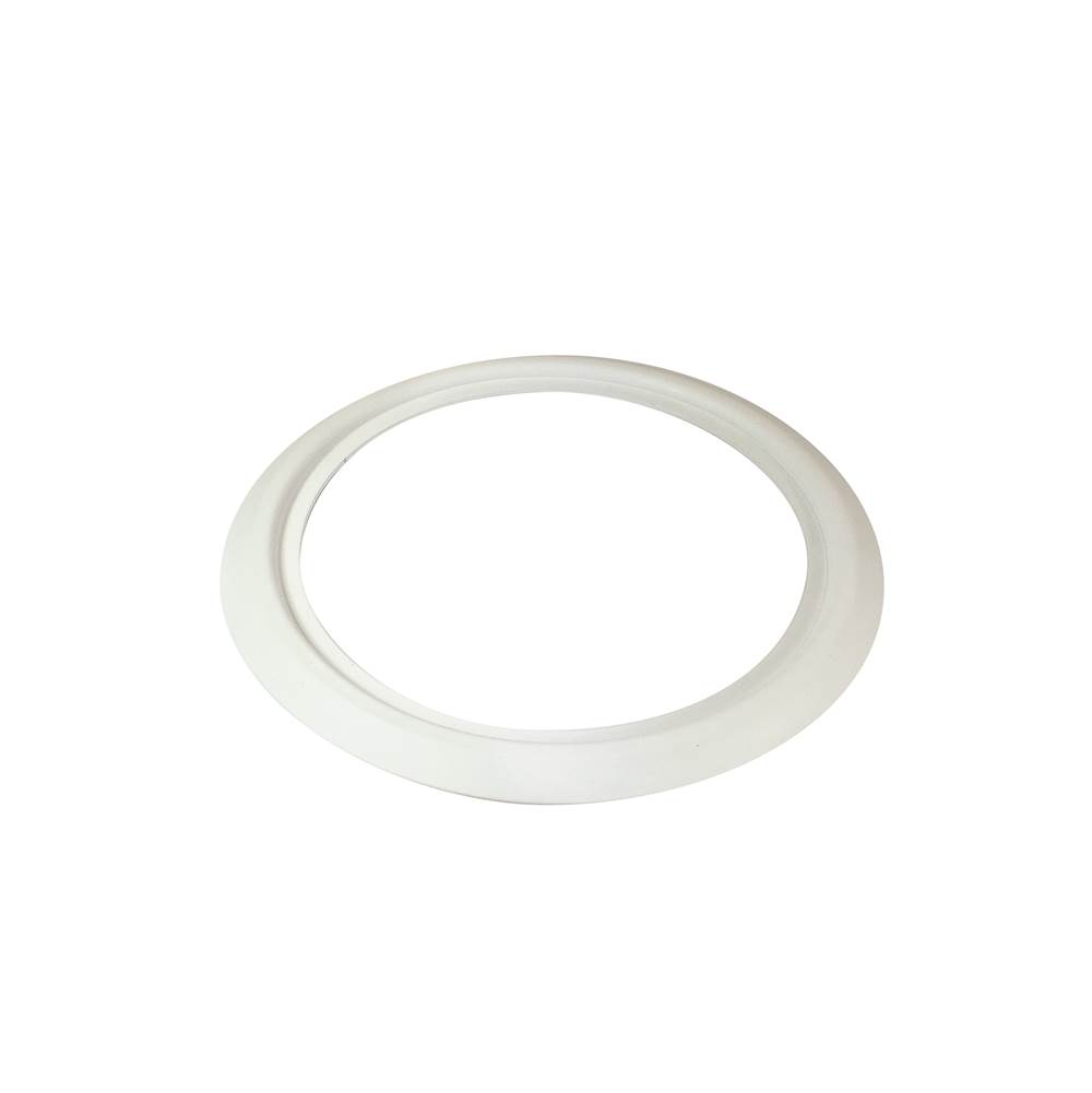 Nora Lighting 4'' Onyx Round Oversize Ring, White
