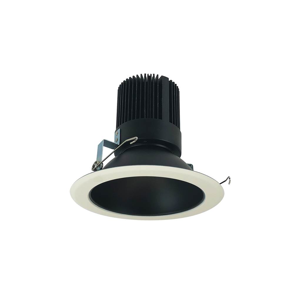 Nora Lighting 6'' Marquise II Round Reflector, 2500lm, 3500K, Flood, Black (Available with Non-IC Housings Only)