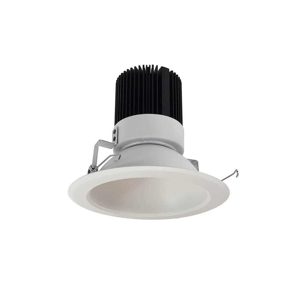 Nora Lighting 6'' Marquise II Round Reflector, 2500lm, 3500K, Flood, Matte Powder White (Available with Non-IC Housings Only)