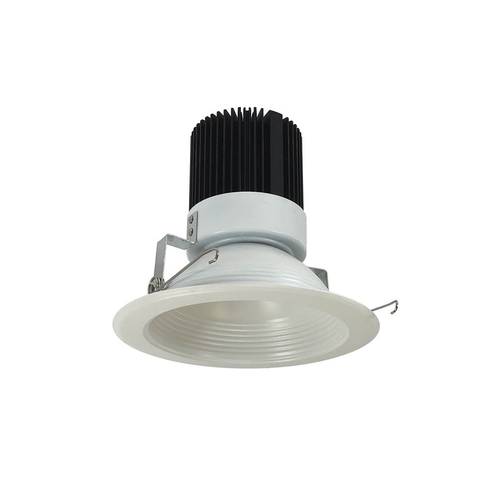 Nora Lighting 6'' Marquise II Round Baffle, Spot, 2500lm, 3000K, Matte Powder White (Available with Non-IC Housings Only)