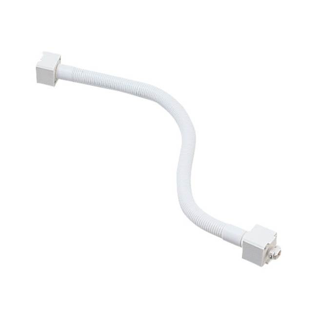 Nora Lighting 18'' Flexible Extension Rod, 1 or 2 Circuit Track, White